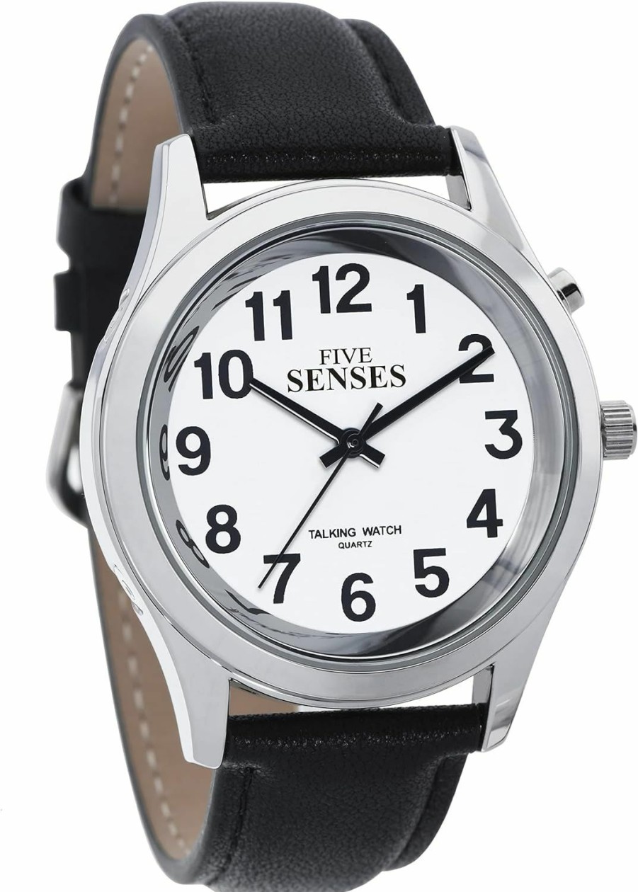 FIVE SENSES Five Senses - Talking Watch For Men With Loud Alarm Sound For Visually Impaired (1267 Men) Best