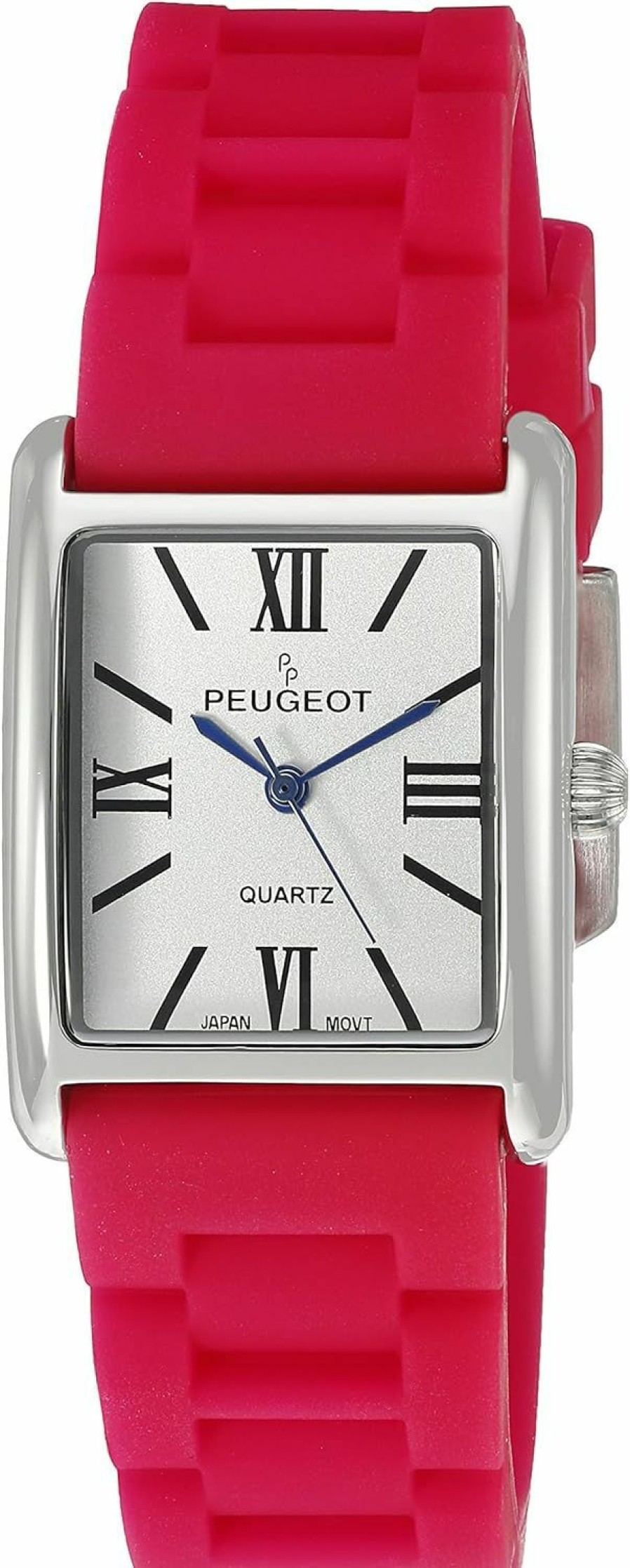 Peugeot Peugeot Women'S Metal Tank Rubber Sports Watch Wholesale