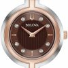 bulova Bulova Ladies Rhapsody Diamond Quartz Bracelet Watch Online