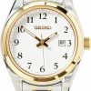 SEIKO Seiko Dress Watch Sur466P1, White, Bracelet New