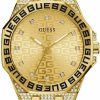 GUESS Guess Ladies 38Mm Watch - Brown Strap Rose Gold Dial Rose Gold Tone Case New