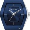 Bulova Bulova Ladies' Modern Gemini 3-Hand Quartz Watch, Tonneau Shaped With Edge To Edge Crystal Hot