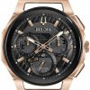 Bulova Bulova Curv - 98A185 Black One Size New