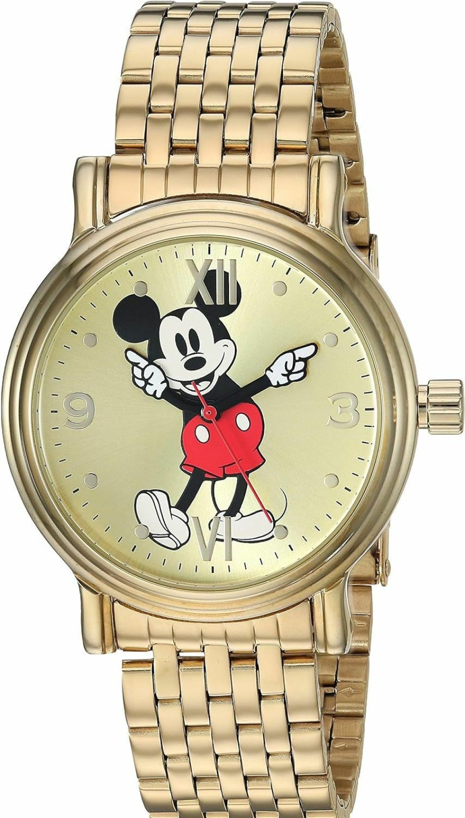 Amazon Disney Mickey Mouse Adult Vintage Articulating Hands Analog Quartz Watch Online