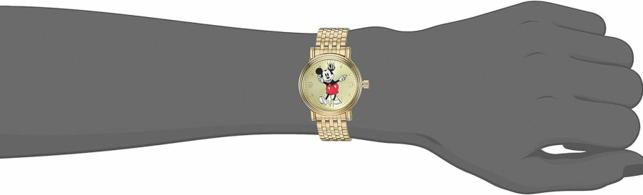 Amazon Disney Mickey Mouse Adult Vintage Articulating Hands Analog Quartz Watch Online