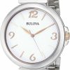 Bulova Bulova Women'S 98L195 Analog Display Japanese Quartz Two Tone Watch Online