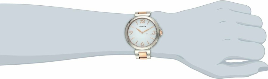 Bulova Bulova Women'S 98L195 Analog Display Japanese Quartz Two Tone Watch Online