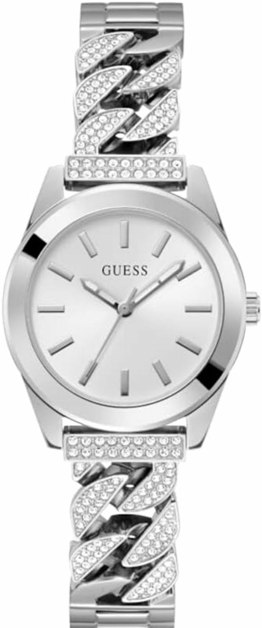 GUESS Guess Ladies 32Mm Watch - Iridescent Bracelet Silver Dial Iridescent Case Hot