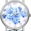 Avaner Avaner Women'S Leather Wrist Watches Boho Floral Printed Analog Quartz Watches Best