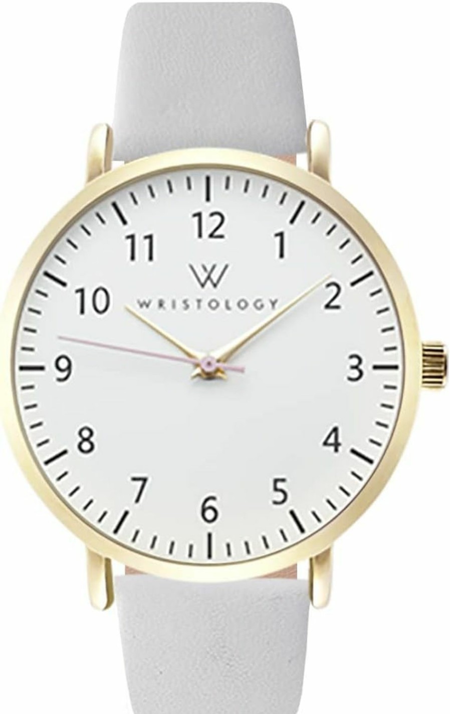 Wristology Wristology 29 Styles Maxi Numbers Watch Leather Band - Interchangeable Genuine Leather Strap - Large Easy To Read Nurse Watch With Second Hand For Women, Men, Nurses, Teachers, Olivia Wholesale