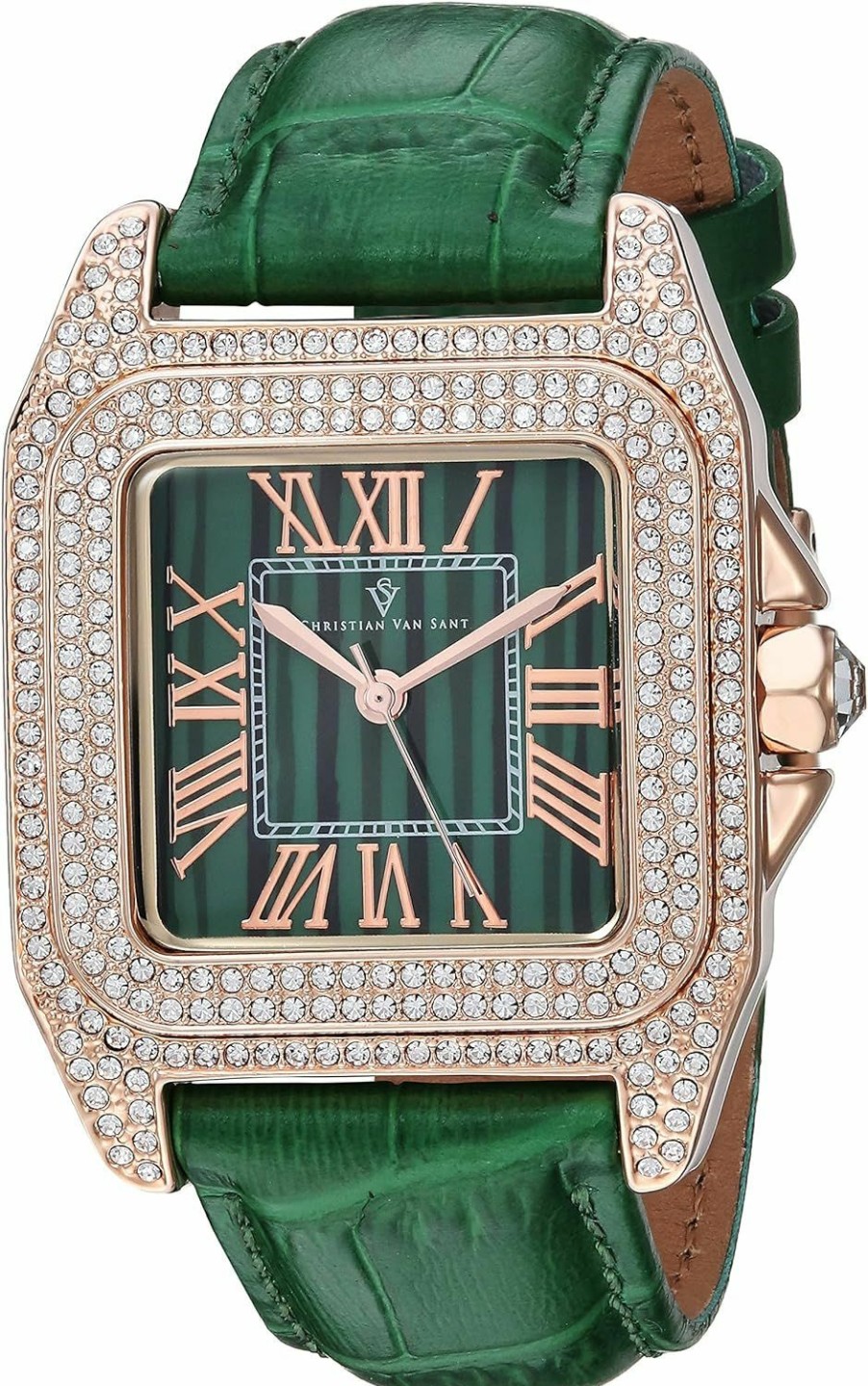 Christian Van Sant Christian Van Sant Women'S Cv4424 Radieuse Analog Display Quartz Green Watch Hot