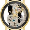 Thomas Earnshaw Thomas Earnshaw Men'S 43Mm Fowler Bridge Automatic Skeleton Watch With Leather Strap Es-8225 Online