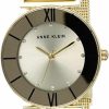 Anne Klein Anne Klein Women'S Glitter Accented Mesh Bracelet Watch Best