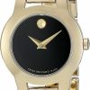 Movado Movado Women'S Swiss Quartz Gold-Plated Casual Watch (Model: 0606946) New