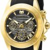 TechnoMarine Technomarine Manta Chronograph Quartz Black Dial Ladies Watch Tm-219042 Hot