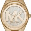 Michael Kors Michael Kors Women'S Janelle Three-Hand Gold-Tone Stainless Steel Watch Mk7088 Online