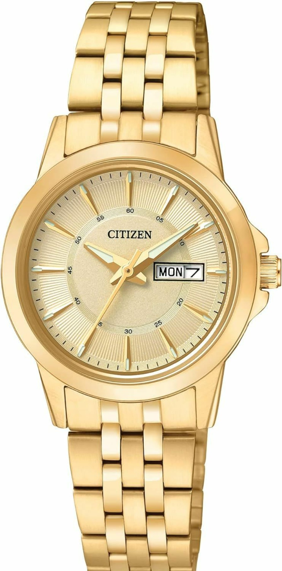 Citizen Citizen Quartz Womens Watch, Stainless Steel, Classic, Gold-Tone (Model: Eq0603-59P) Clearance