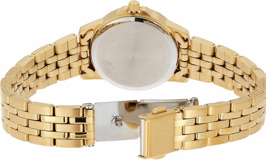 Citizen Citizen Quartz Womens Watch, Stainless Steel, Classic, Gold-Tone (Model: Eq0603-59P) Clearance