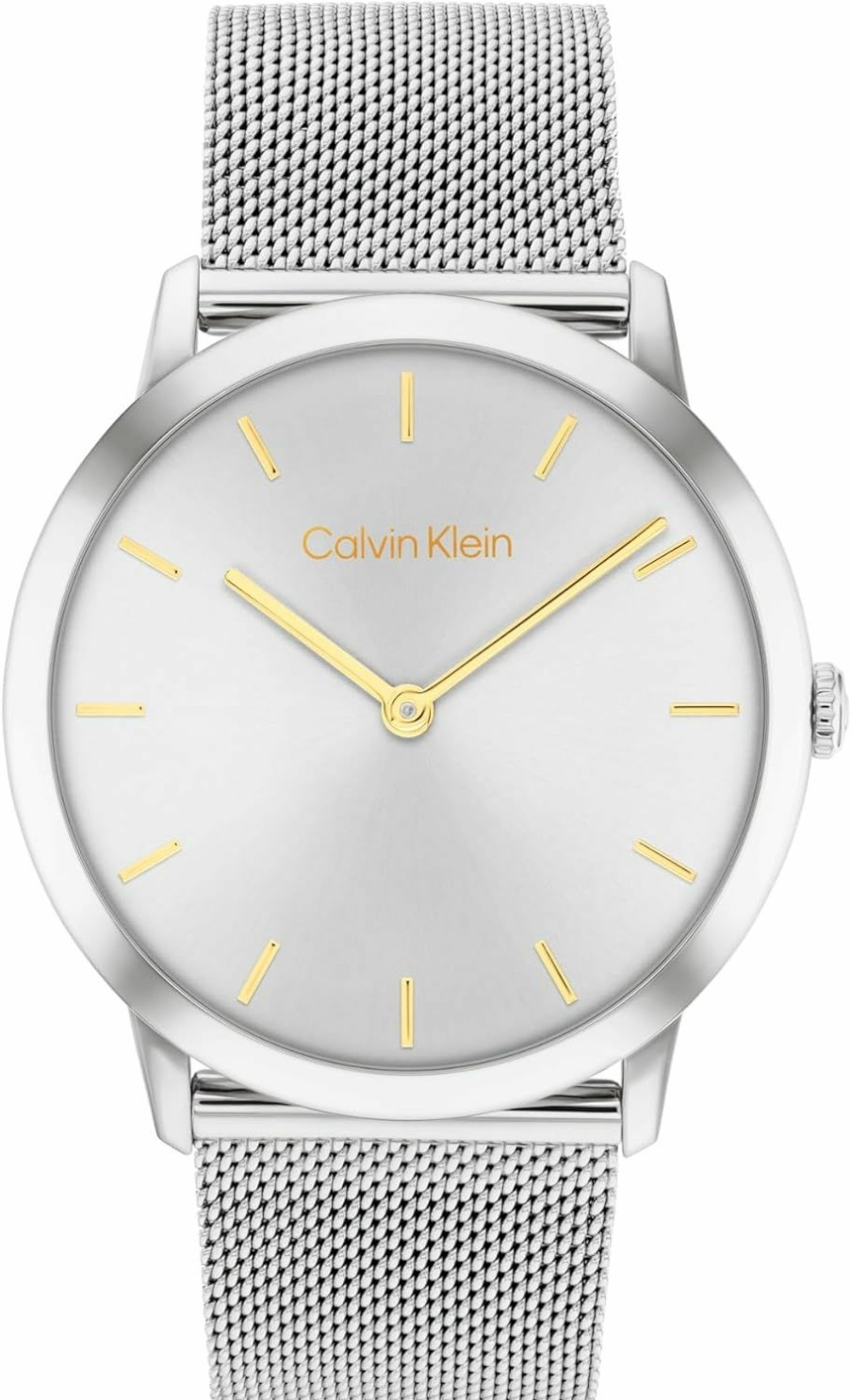 Calvin Klein Calvin Klein Exceptional - Women'S And Men'S 2H Quartz Watch Stainless Steel With Mesh Bracelet - Water Resistant 3 Atm/30 Meters - Trendy Ck Watches For Him And Her - 37 Mm Best