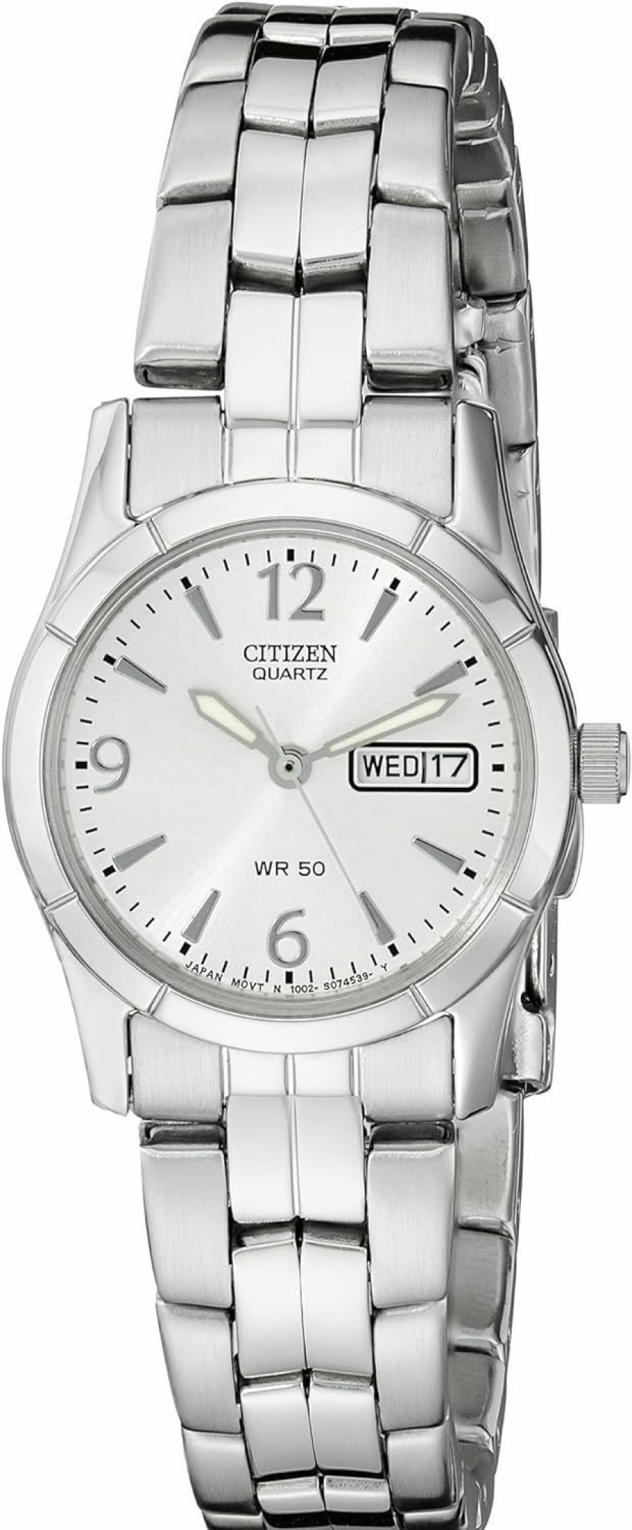 Citizen Citizen Quartz Womens Watch, Stainless Steel, Classic, Silver-Tone (Model: Eq0540-57A) Hot