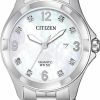 Citizen Citizen Quartz Womens Watch, Stainless Steel, Crystal New