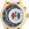 The Electricianz The Electricianz Cable Z - Men'S Watch With Patented Led Lighting System, Swiss Designed, Stainless Steel Case, Rubber Strap Wholesale