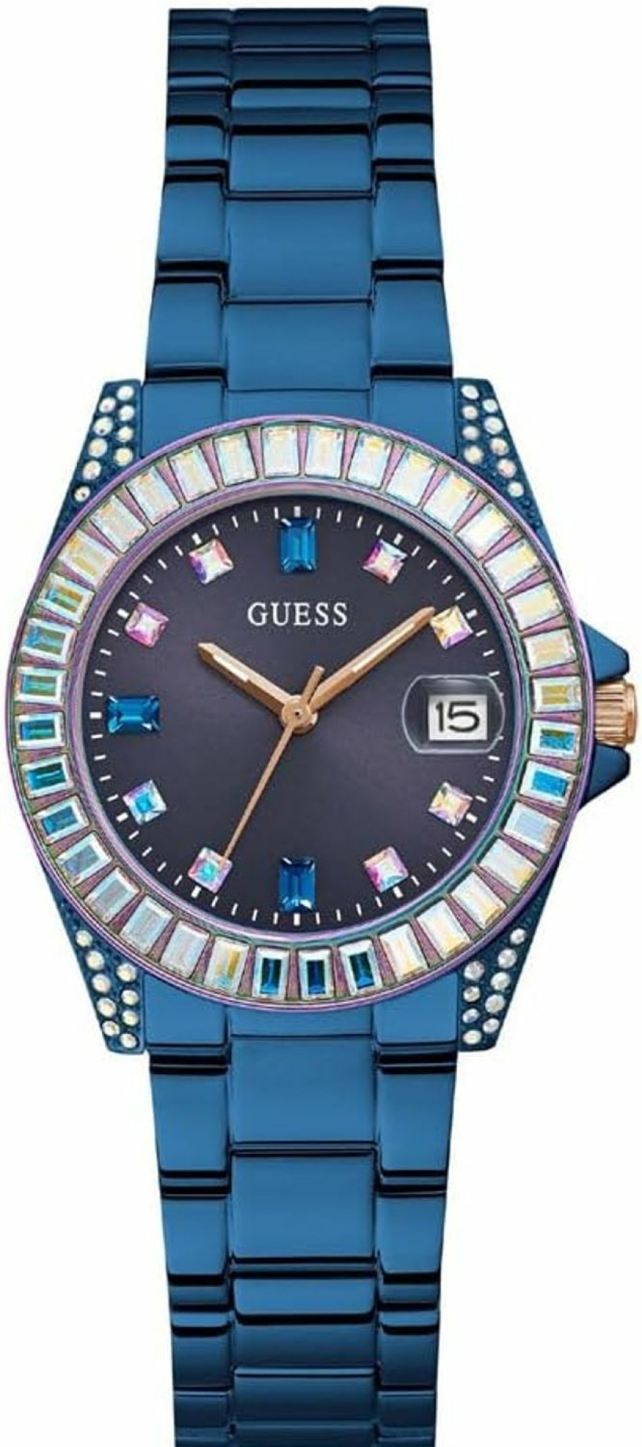 GUESS Guess Ladies 34Mm Watch - Navy Strap Navy Dial Navy Case Best