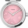 Amazon Timex Women'S Stretch Bangle Floral 25Mm Watch Clearance