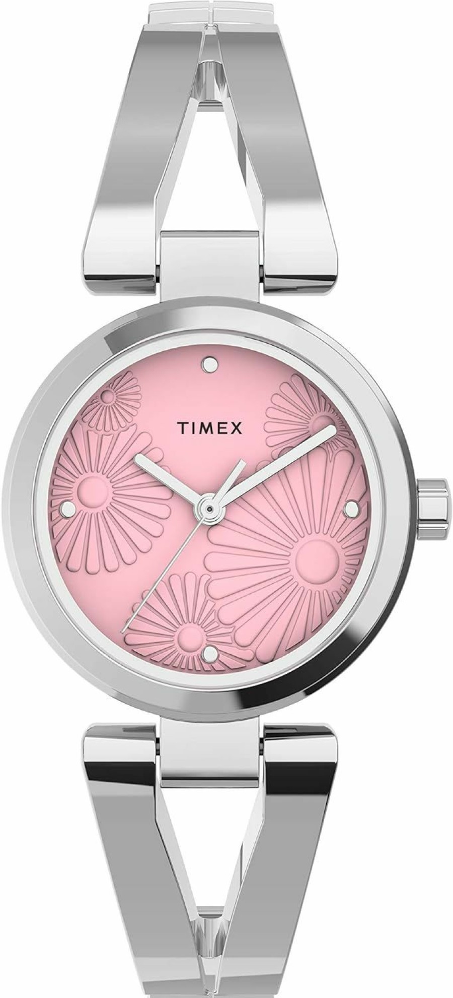 Amazon Timex Women'S Stretch Bangle Floral 25Mm Watch Clearance