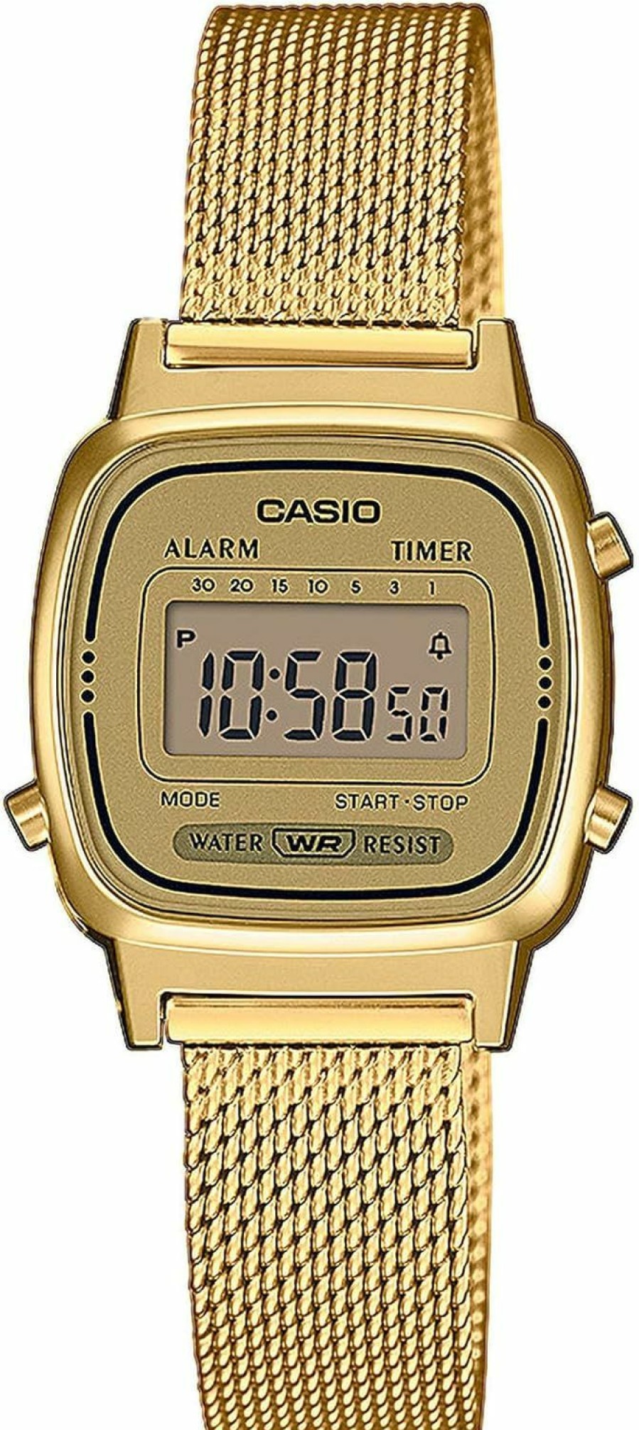 Amazon Casio Women'S Digital Quartz Watch With Solid Stainless Steel Strap Clearance