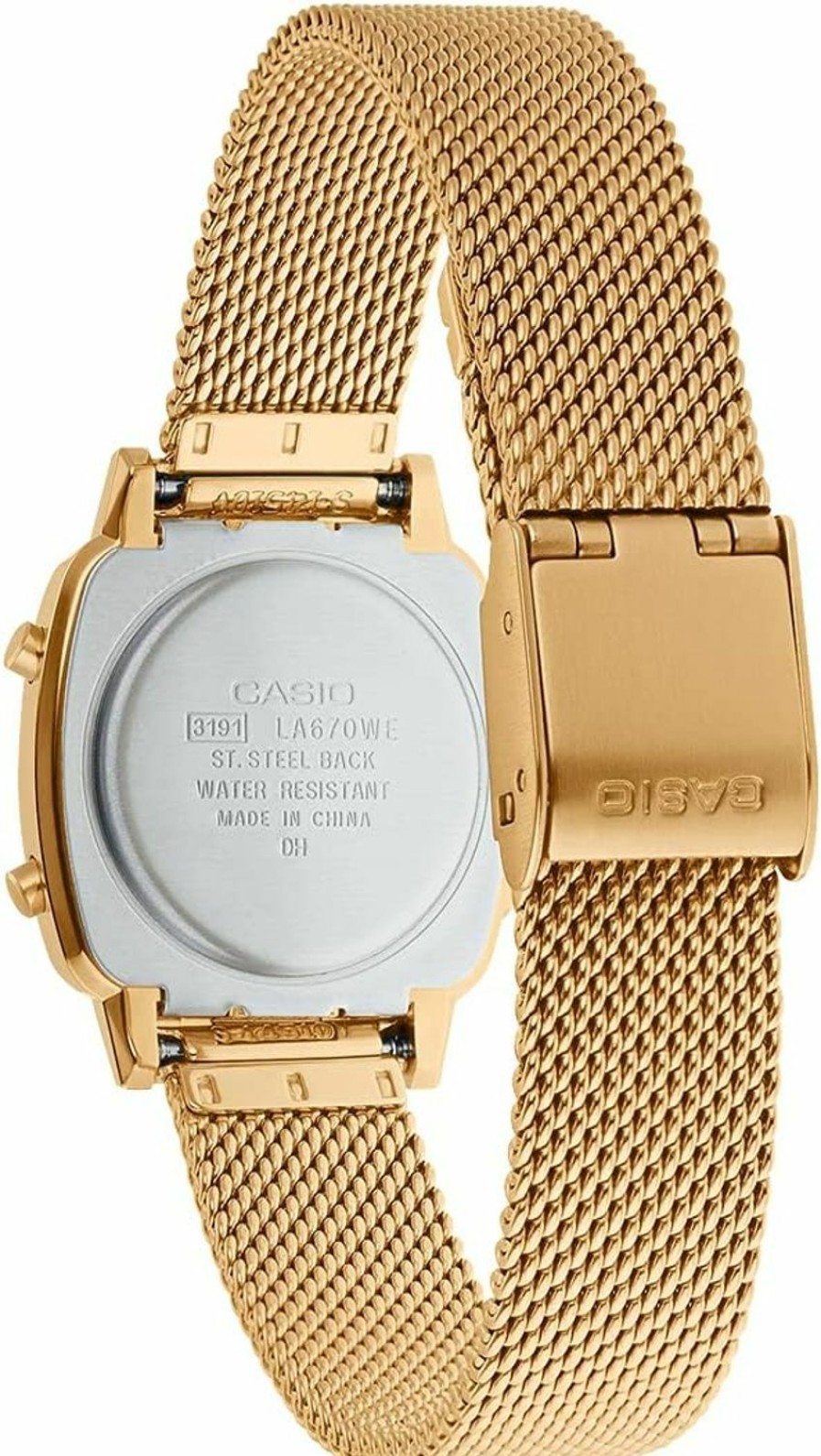 Amazon Casio Women'S Digital Quartz Watch With Solid Stainless Steel Strap Clearance