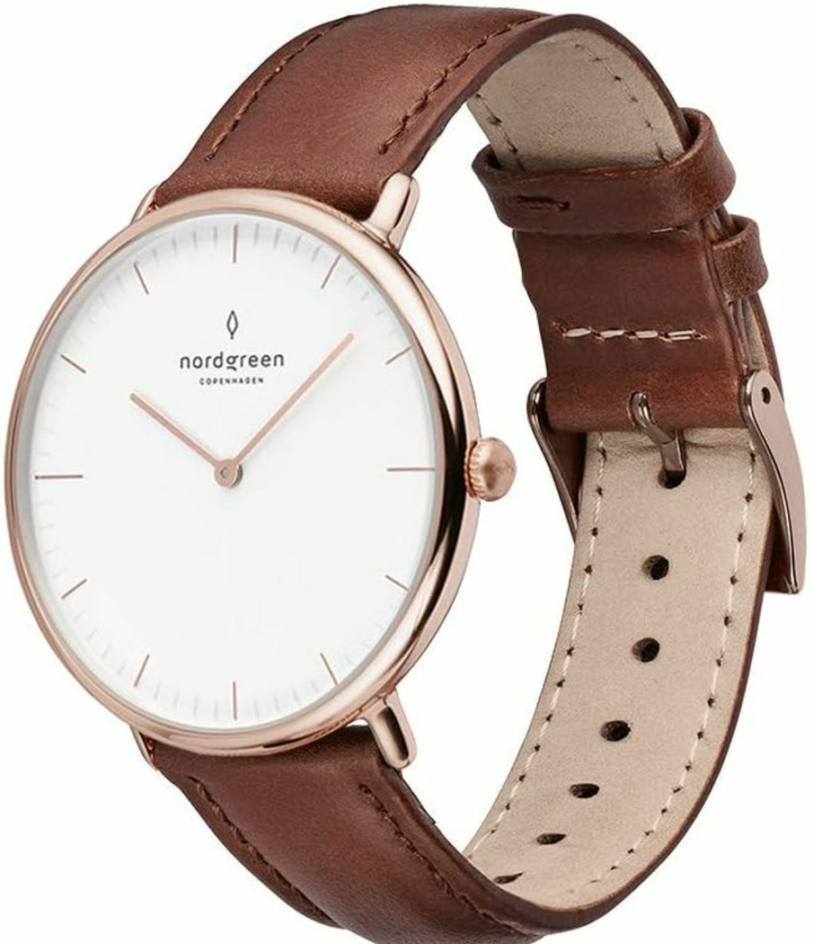 Nordgreen Nordgreen Native Scandinavian Rose Gold Watch With Interchangeable Straps Wholesale