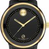 Movado Movado Bold Verso Women'S Swiss Quartz 3600936 Black Ceramic Case And Link Bracelet Watch, Color: Black New