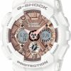 Casio G-Shock Casio Women'S Gms-S120Mf-7A2Cr Analog-Digital Display Quartz White Watch Clearance