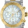 Invicta Invicta Women'S 14855 Specialty Chronograph White Dial Two-Tone Watch Clearance