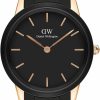 Daniel Wellington Daniel Wellington Iconic Motion 40Mm Men'S Watch, Dw Classic Rubber Rose Gold Watch For Men New