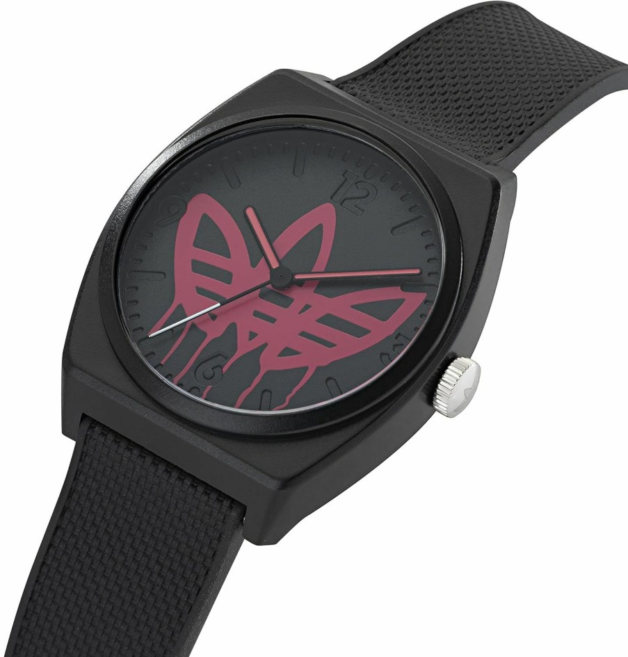 adidas Adidas Black Resin Strap Watch (Model: Aost220392I) Clearance