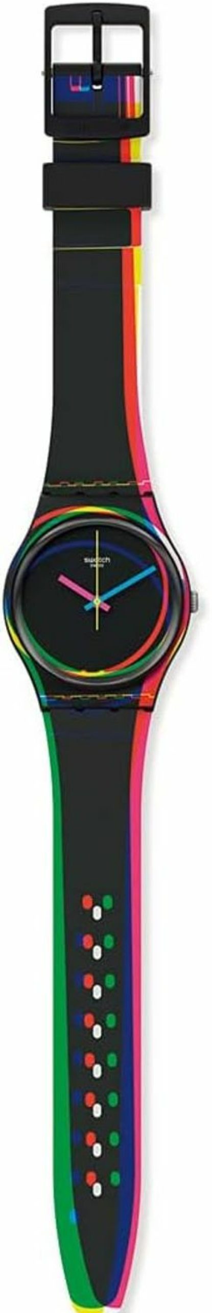 Swatch Swatch Red Shore Quartz Black Dial Ladies Watch Gb333 Best