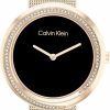 Calvin Klein Calvin Klein Twisted Bezel - Women'S 2H Quartz Stainless Steel Watch - Water Resistant 3 Atm/30 Meters - Premium Ladies Timepiece For Every Occasion - 34Mm Hot