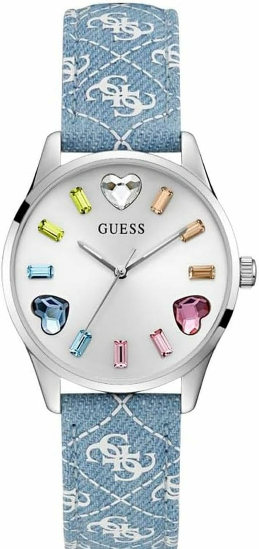 GUESS Guess Women'S 36Mm Watch - Pink Strap Pink Dial Rose Gold Tone Case Online