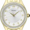 SEIKO Seiko Ladies Crystal Sgp Silvr Patt Hot