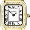 Sekonda Sekonda Monica Ladies 20Mm Quartz Watch In White With Analogue Display, And Two Tone Alloy Strap Hot