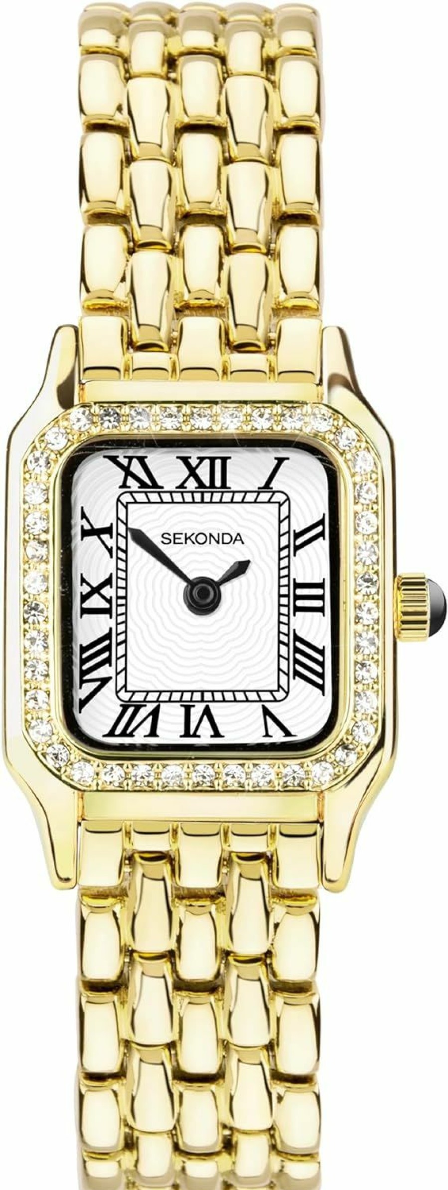 Sekonda Sekonda Monica Ladies 20Mm Quartz Watch In White With Analogue Display, And Two Tone Alloy Strap Hot