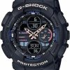 Casio Casio Ladies G-Shock S-Series Black Resin Band Watch Gmas140-1A Wholesale