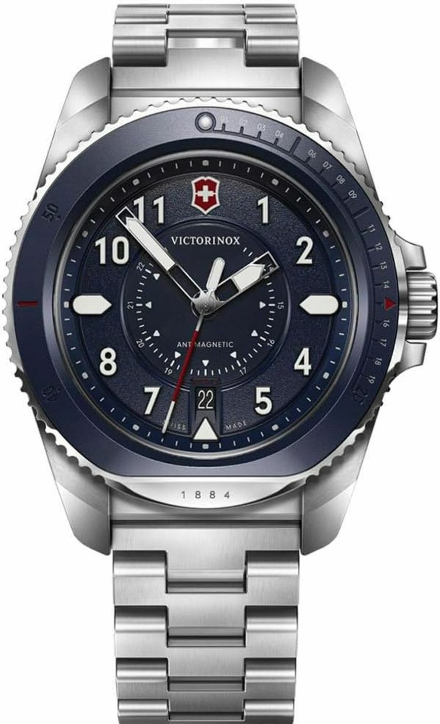 Victorinox Victorinox Journey 1884 Watch With Blue Dial And Stainless Steel Bracelet Best