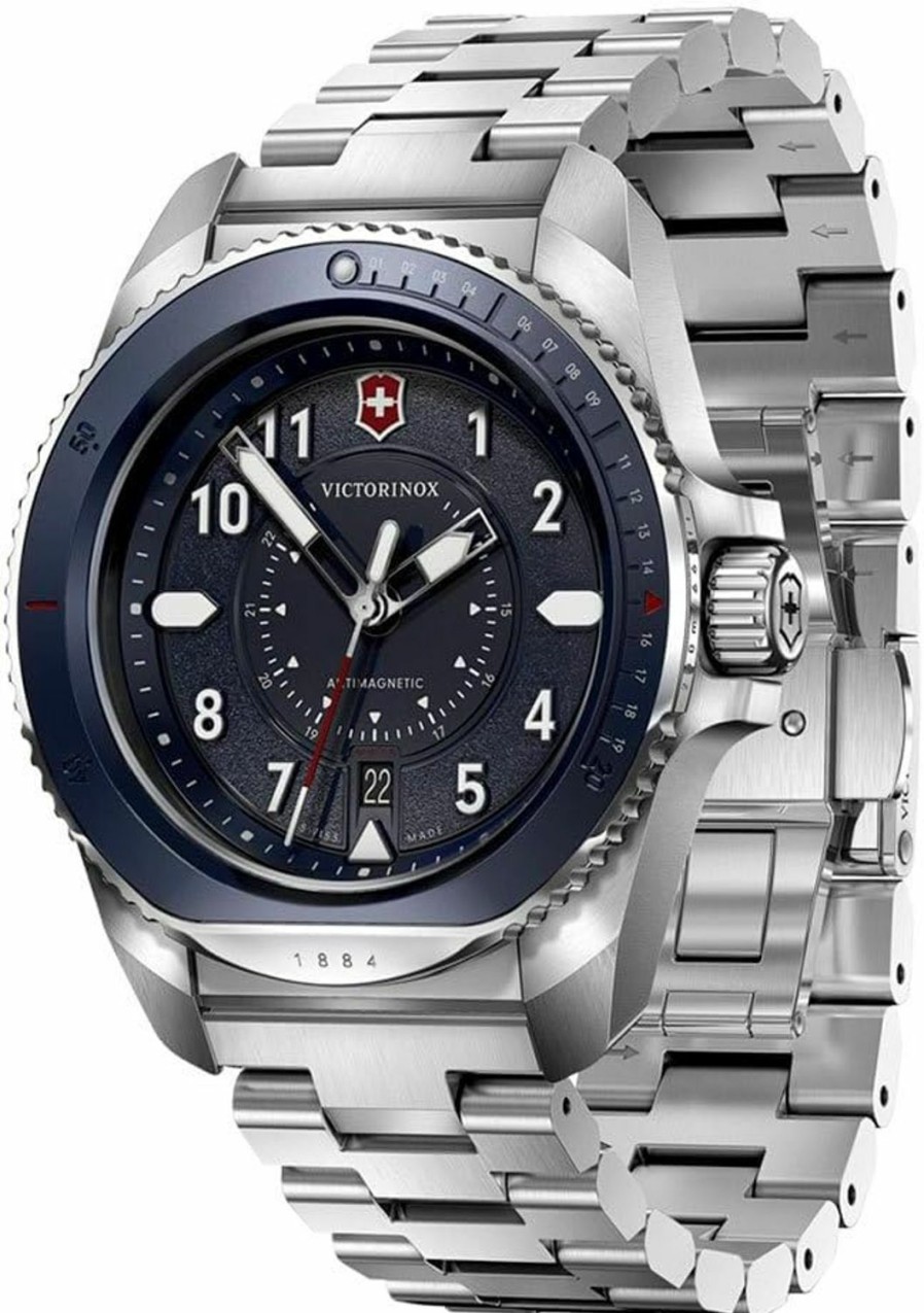 Victorinox Victorinox Journey 1884 Watch With Blue Dial And Stainless Steel Bracelet Best