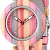 Dentily Dentily Women Watches Handmade Colorful Bamboo Wood Analog Quartz Wooden Watch For Women Online