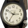 BERTUCCI Bertucci M-2Ra Womens Field - Sand Dial / Black Case- 351 Espresso Comfort-Webb Band New