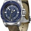 Victorinox Victorinox Journey 1884 Automatic Watch With Blue Dial And Wood Strap Set With Pouch Wholesale