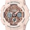 Casio Casio Women'S G Shock Stainless Steel Quartz Watch With Resin Strap, Pink, 29 (Model: Gma-S120Mf-4Acr) Online